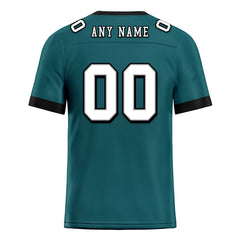 Custom Dark Green Black Philadelphia Personalized Authentic Football Jersey FBJ02-E0601-5