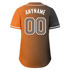Custom Grey Orange Gradient Fashion Personalized Authentic Baseball Jersey BSBJ01-D0a7097