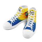Custom Ecuador 2026 World Cup Sneakers DIY Country Flag Running Shoes Lightweight Sport Shoes Gift for Football Fans Personalized Team Name and Logo FN024-F009099-2