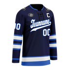 Custom Blue Personalized Hockey Jersey HCKJ01-D0a70d9