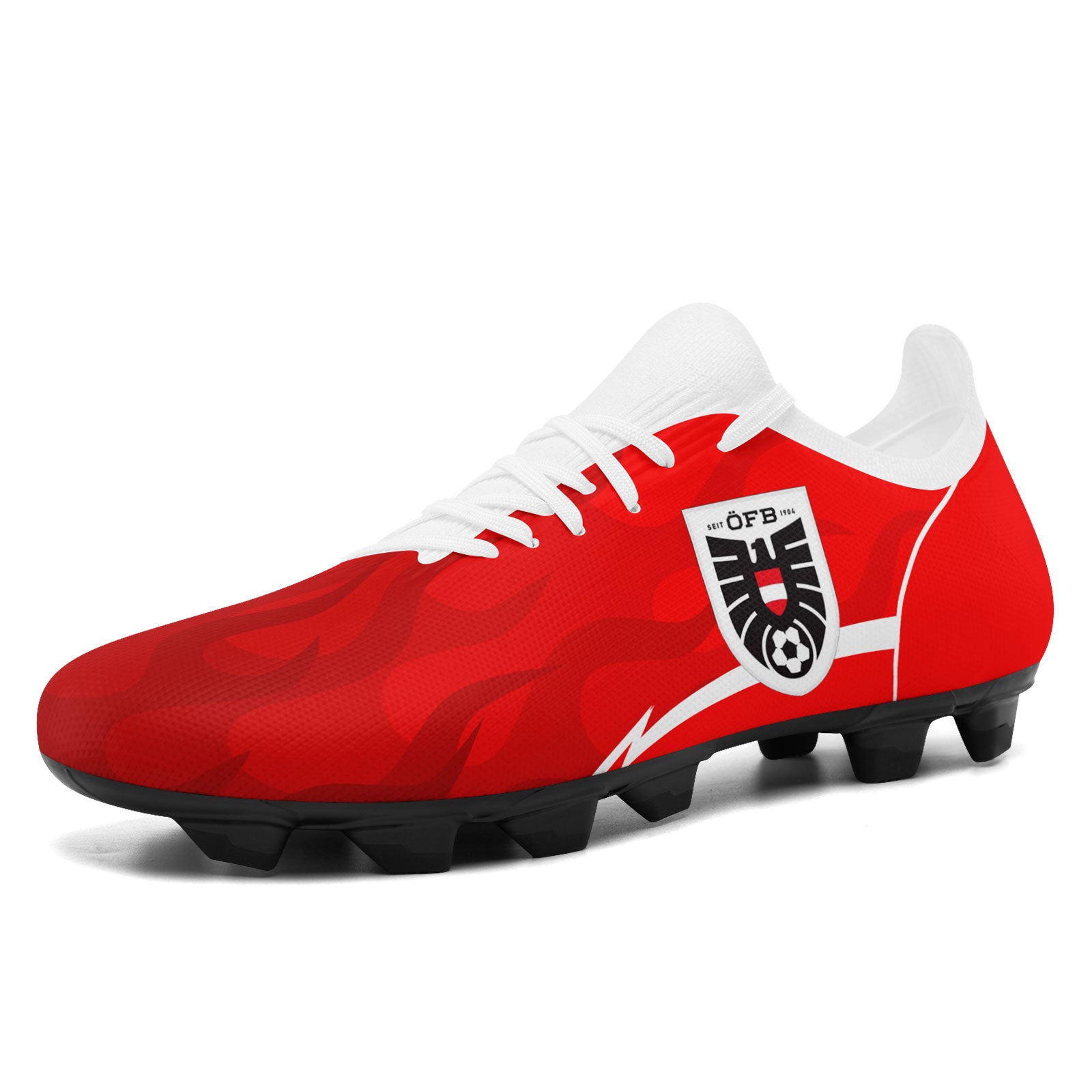Custom Austria 2026 World Cup Sneakers DIY Country Flag Running Shoes Lightweight Sport Shoes Gift for Football Fans Personalized Team Name and Logo SC02-F020029-5
