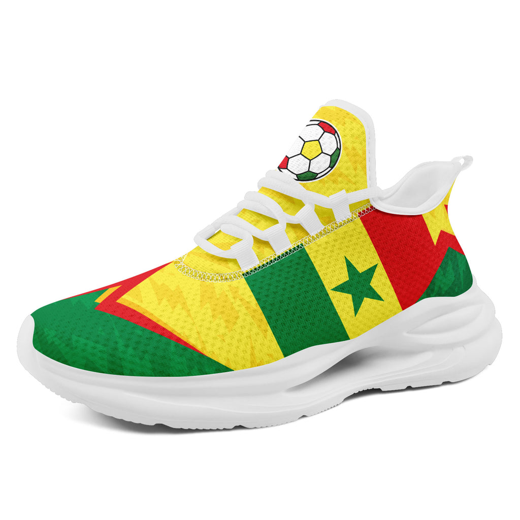 Custom Senegal 2026 World Cup Sneakers DIY Country Flag Running Shoes Lightweight Sport Shoes Gift for Football Fans Personalized Team Name and Logo FN079-F009079-4