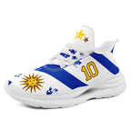 Custom Uruguay 2026 World Cup Sneakers DIY Country Flag Running Shoes Lightweight Sport Shoes Gift for Football Fans Personalized Team Name and Logo FN079-F009123-8