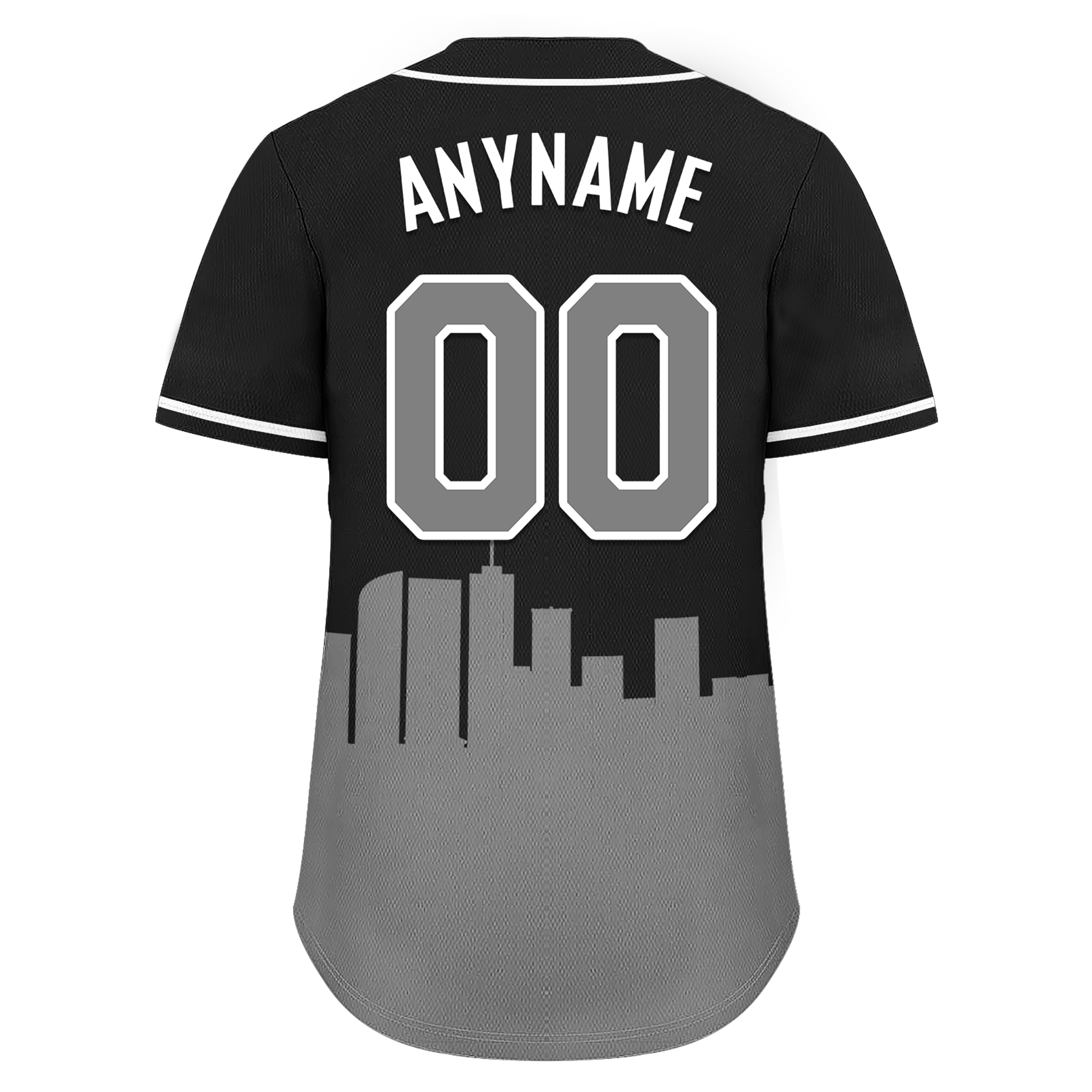 Custom Black Gray City Edition Personalized Authentic Baseball Jersey BSBJ01-D017139