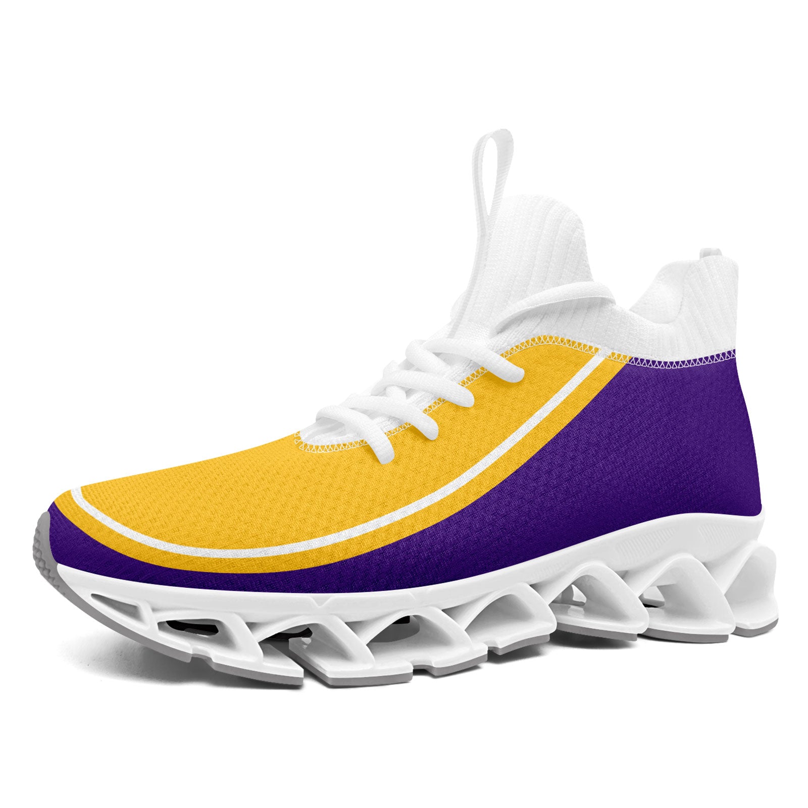 Custom Purple Yellow Maxsoul Shoes Personalized Sneaker FN030XD-D020388-26