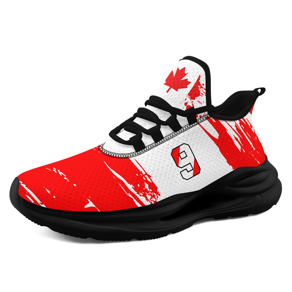 Custom 2026 World Cup Canada Sneakers DIY Country Flag Running Shoes Lightweight Sport Shoes Gift for Football Fans Personalized Team Name and Logo FN079-F023085-7