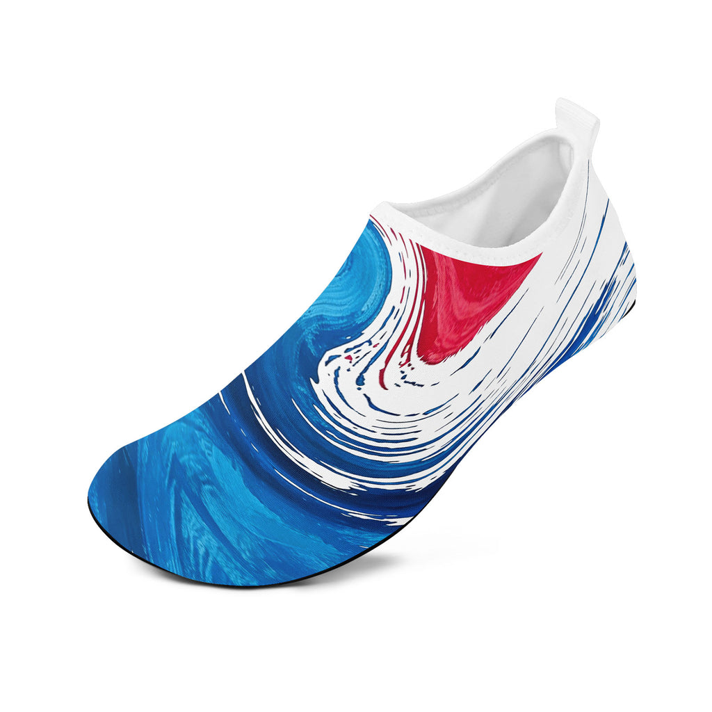 Custom South Korea 2026 World Cup Sneakers DIY Country Flag Running Shoes Lightweight Sport Shoes Gift for Football Fans Personalized Team Name and Logo FN086-F009141-1