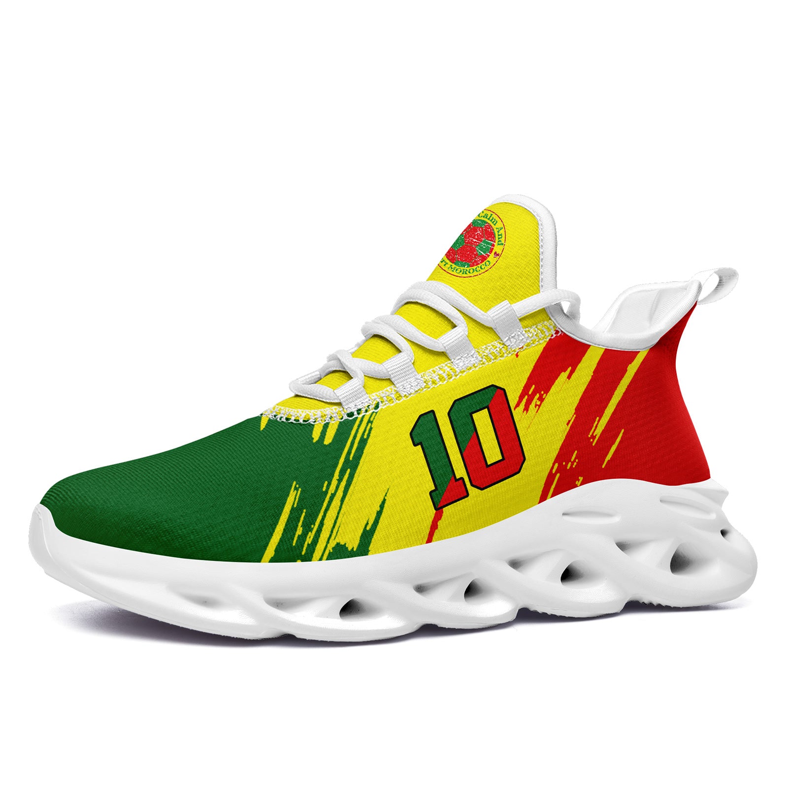 Custom 2026 World Cup Portugal Sneakers DIY Country Flag Running Shoes Lightweight Sport Shoes Gift for Football Fans Personalized Team Name and Logo FN003-F023081-4