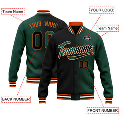 Custom Gradient Fashion Jacket Bomber Full-Snap Varsity Letterman Personalized Jacket FZ005-D028016-10