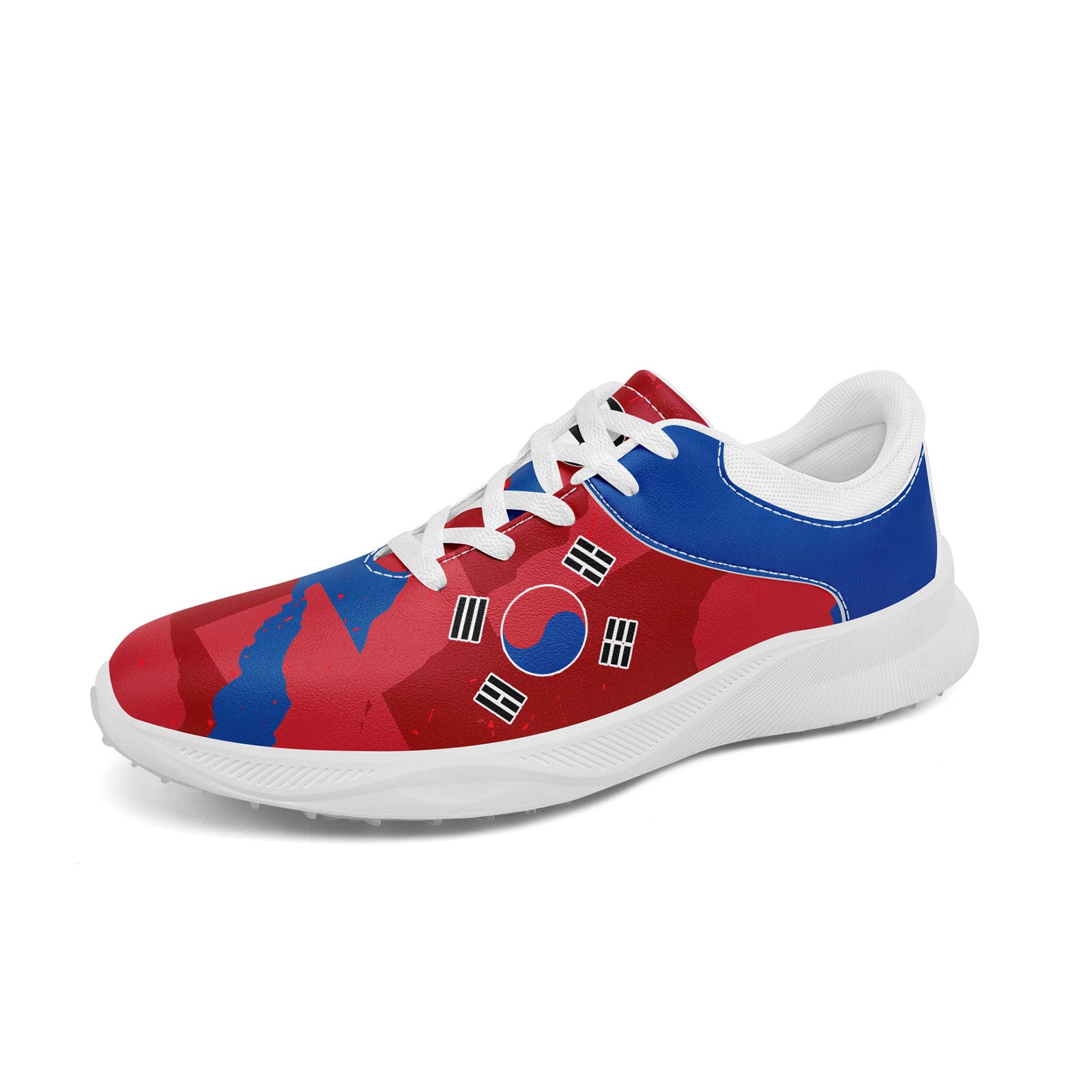 Custom South Korea 2026 World Cup Sneakers DIY Country Flag Running Shoes Lightweight Sport Shoes Gift for Football Fans Personalized Team Name and Logo FN062-F009110-5