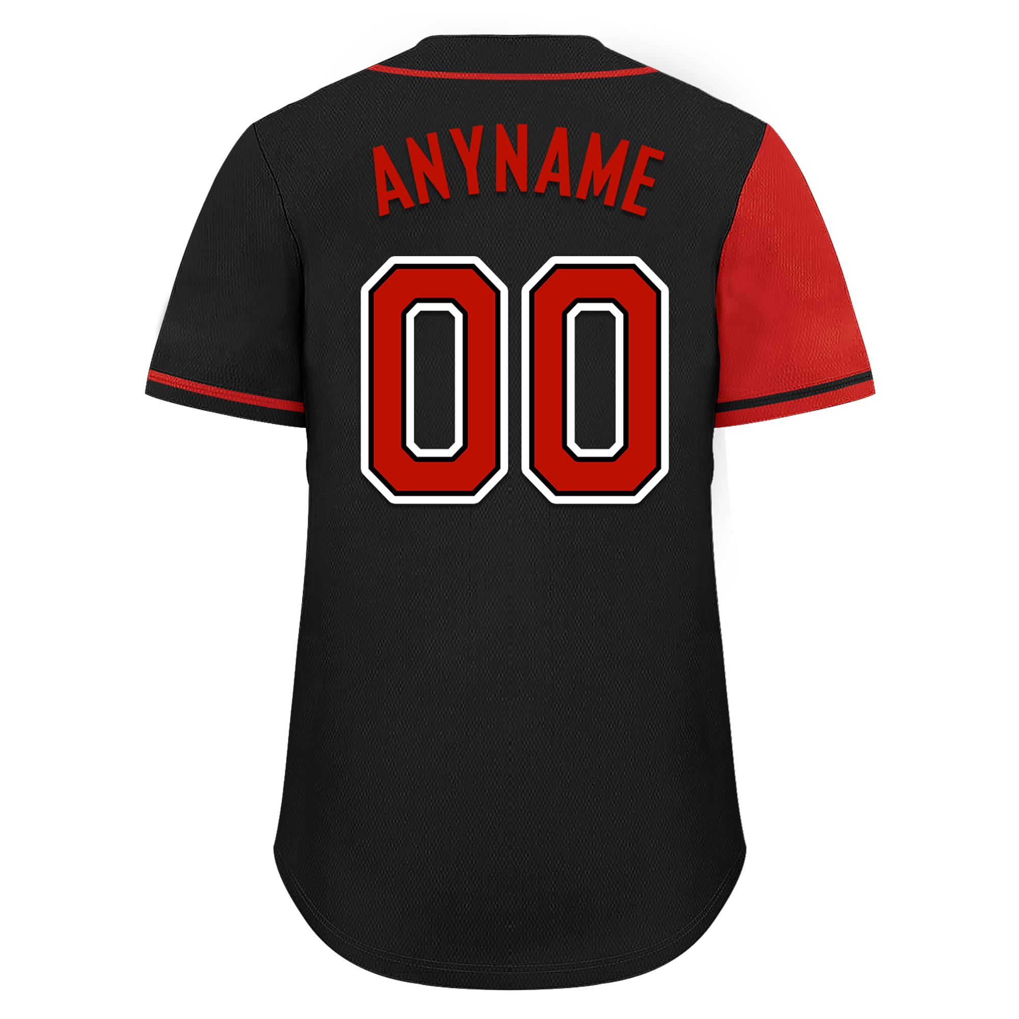 Custom Red Black Skull Fashion Personalized Authentic Baseball Jersey BSBJ01-D017158