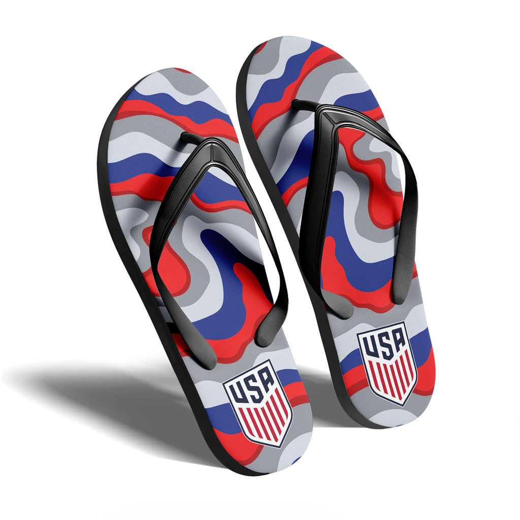 Custom United States 2026 World Cup Sneakers DIY Country Flag Running Shoes Lightweight Sport Shoes Gift for Football Fans Personalized Team Name and Logo FN058-F028041-6