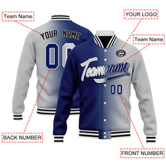 Custom Gradient Fashion Jacket Bomber Full-Snap Varsity Letterman Personalized Jacket FZ005-D028015-16