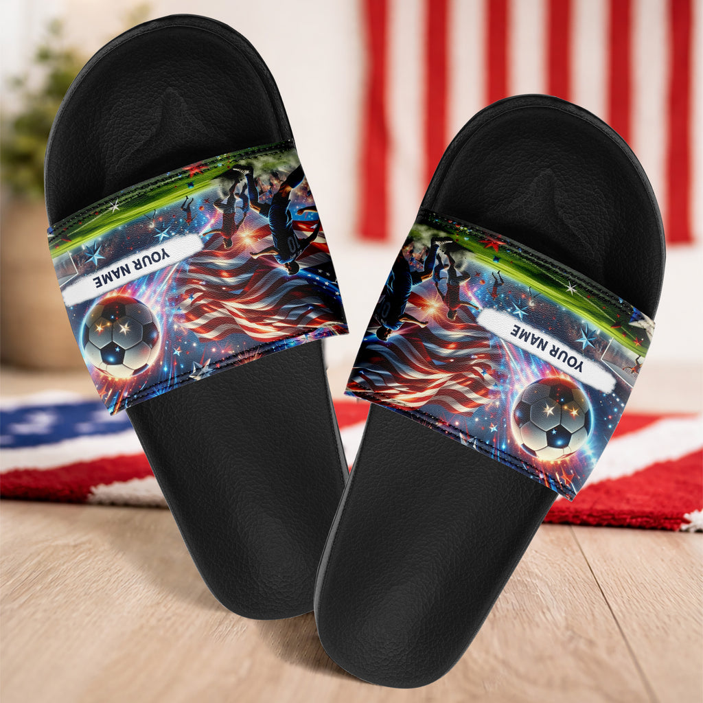Custom 2026 World Cup United States Sneakers DIY Country Flag Running Shoes Lightweight Sport Shoes Gift for Football Fans Personalized Team Name and Logo FN056-F027060-2