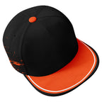 Custom Black Orange Cincinnati Football Jersey and Hat Combo Offer Personalized Combo ZH-D020326-6
