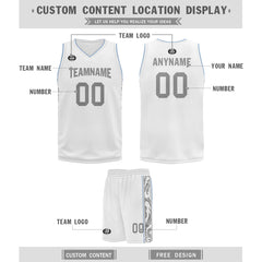 Custom White Pattern City Edition Personalized Sports Uniform Authentic Basketball Jersey BBJ01-D06101-7