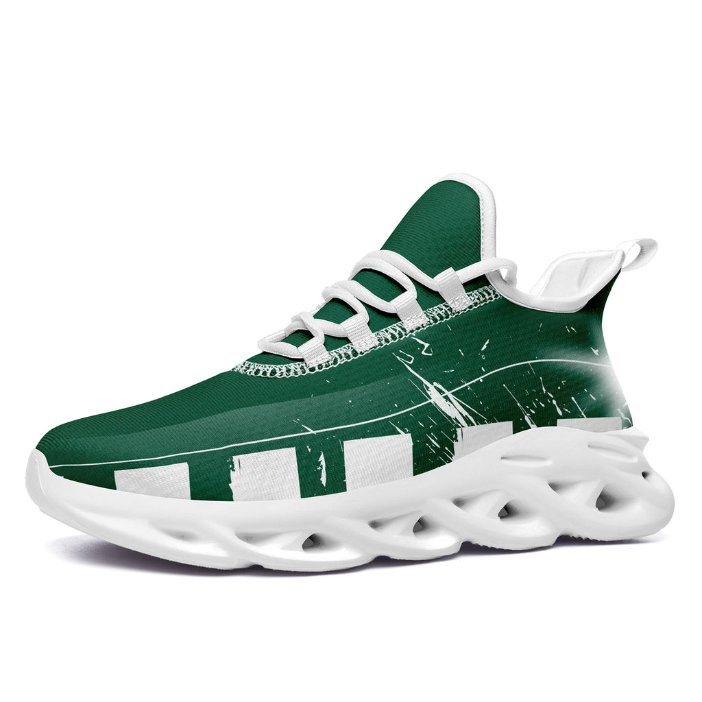 Custom Green White New York MaxSoul Shoes and Hat Combo Offer Personalized Combo ZH-D020264-28