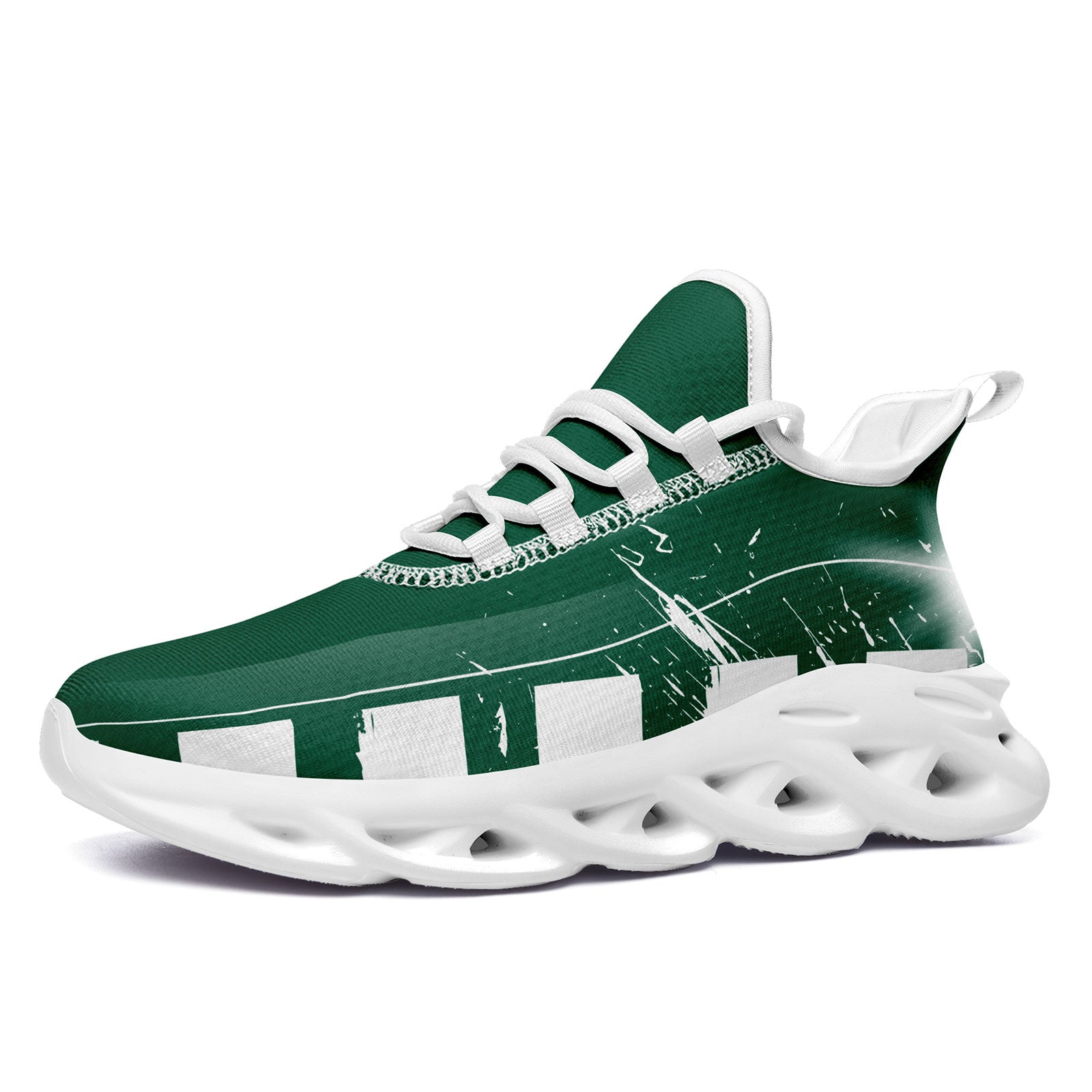 Custom Green White New York MaxSoul Shoes and Hat Combo Offer Personalized Combo ZH-D020264-28