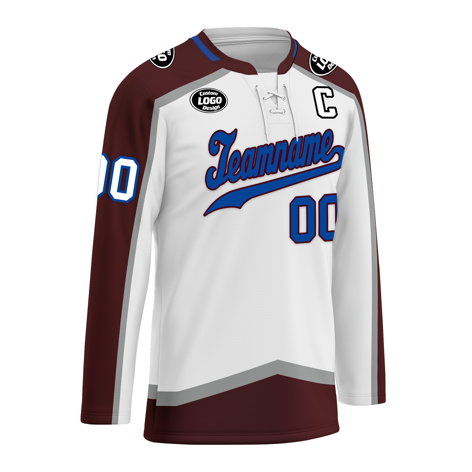 Custom White Red Personalized Hockey Jersey HCKJ01-D0a70ea