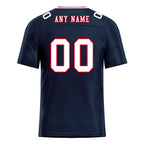 Custom Dark Blue Houston Personalized Authentic Football Jersey FBJ02-E0601-12