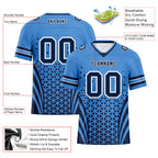 Custom Blue Deep Blue Tennessee Football Jersey and Sports Shoes Combo Offer Personalized Combo ZH-D023031-32