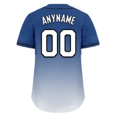 Custom Blue White Fade Fashion Personalized Authentic Baseball Jersey BSBJ01-D0a70db