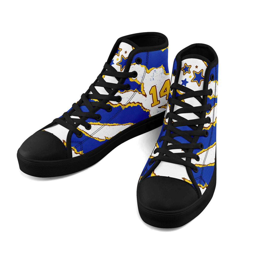 Custom Uruguay 2026 World Cup Sneakers DIY Country Flag Running Shoes Lightweight Sport Shoes Gift for Football Fans Personalized Team Name and Logo FN024-F009125-10