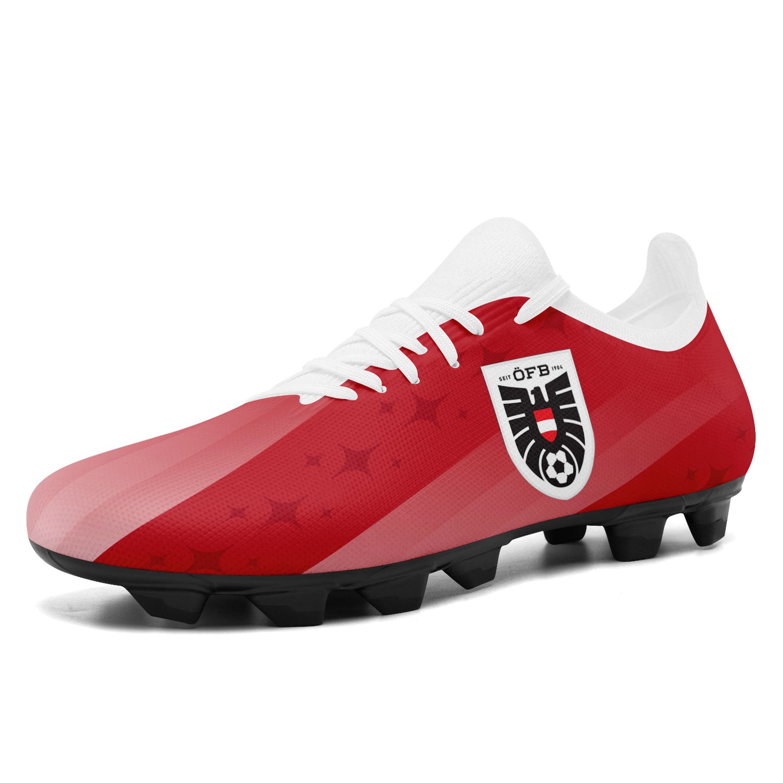 Custom Austria 2026 World Cup Sneakers DIY Country Flag Running Shoes Lightweight Sport Shoes Gift for Football Fans Personalized Team Name and Logo SC02-F020029-4