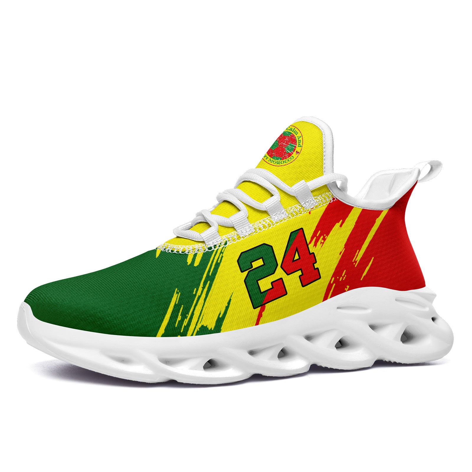 Custom 2026 World Cup Portugal Sneakers DIY Country Flag Running Shoes Lightweight Sport Shoes Gift for Football Fans Personalized Team Name and Logo FN003-F023081-8