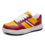 Custom Red Yellow Arizona Shoes Personalized Sneaker FN032-D020389-1