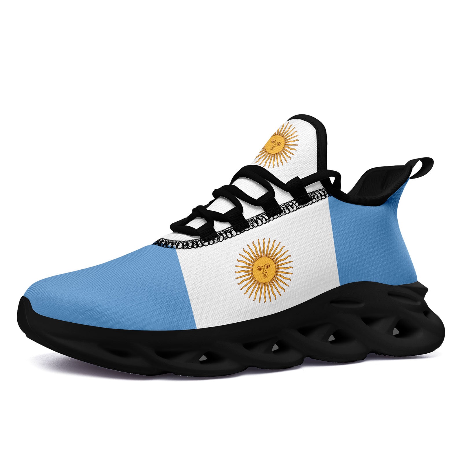 Custom 2026 World Cup Argentina Sneakers DIY Country Flag Running Shoes Lightweight Sport Shoes Gift for Football Fans Personalized Team Name and Logo FN027-F027044-1