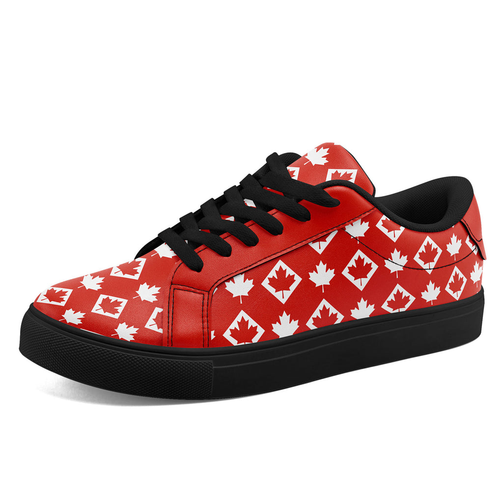 Custom Canada 2026 World Cup Sneakers DIY Country Flag Running Shoes Lightweight Sport Shoes Gift for Football Fans Personalized Team Name and Logo FN023-F020031-4