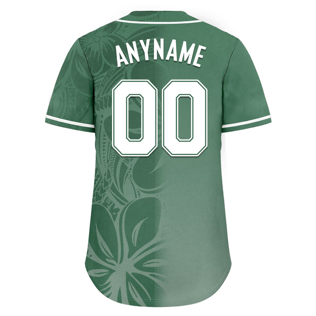 Custom Green Classic Style Personalized Authentic Baseball Jersey BSBJ01-D020160-7