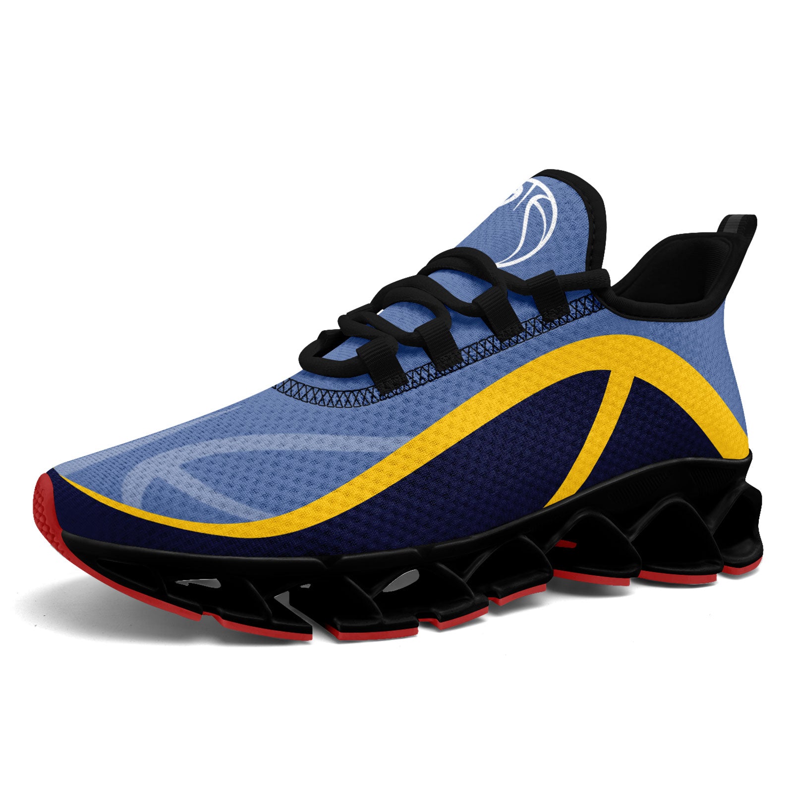 Custom Blue Yellow Maxsoul Shoes Personalized Sneaker FN003XD-D020391-11