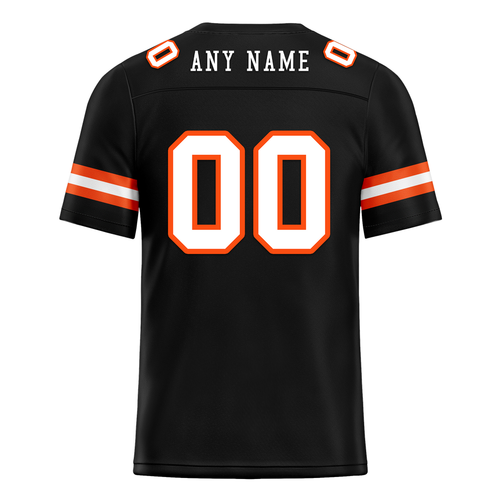Custom Black Classic Style Personalized Authentic Football Jersey FBJ02-bd0a70c0