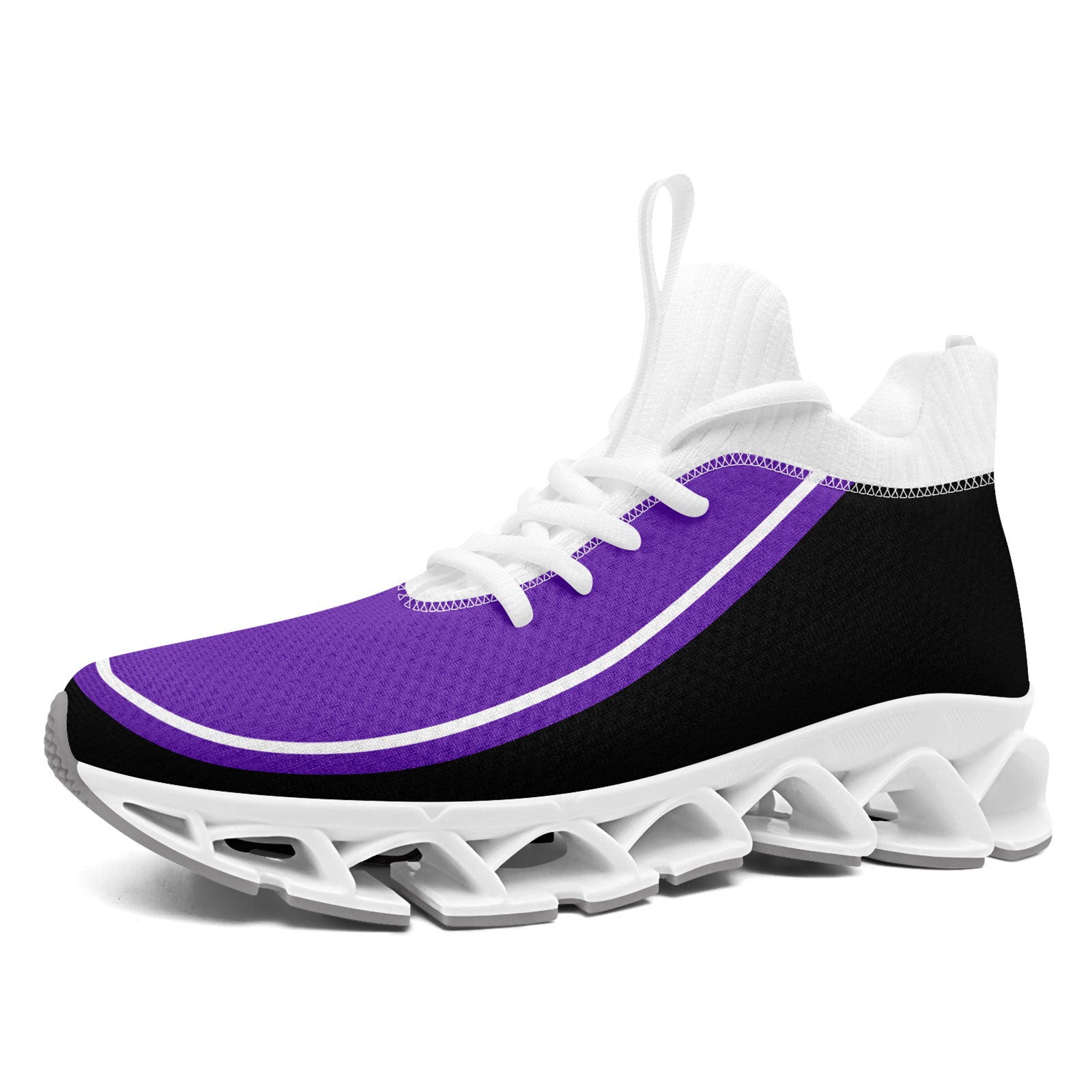 Custom Purple Black Maxsoul Shoes Personalized Sneaker FN030XD-D020388-15