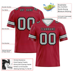 Custom Red Atlanta Personalized Authentic Football Jersey FBJ02-D025033-2