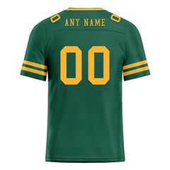 Custom Green Yellow Green Bay Personalized Authentic Football Jersey FBJ02-E0601-7