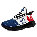 Custom France 2026 World Cup Sneakers DIY Country Flag Running Shoes Lightweight Sport Shoes Gift for Football Fans Personalized Team Name and Logo FN079-F020045-2