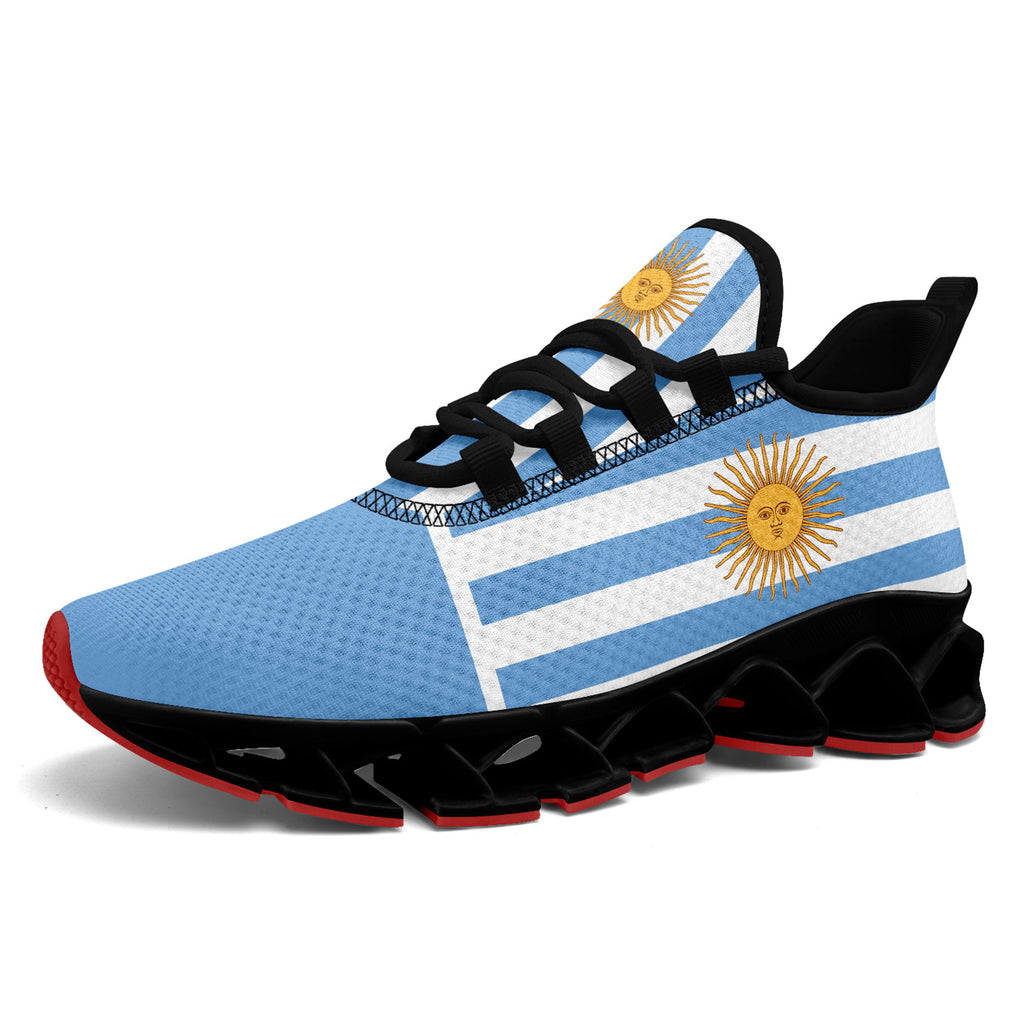 Custom 2026 World Cup Argentina Sneakers DIY Country Flag Running Shoes Lightweight Sport Shoes Gift for Football Fans Personalized Team Name and Logo FN003XD-F027046-2