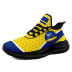 Custom Curaçao 2026 World Cup Sneakers DIY Country Flag Running Shoes Lightweight Sport Shoes Gift for Football Fans Personalized Team Name and Logo FN079-F009087-1