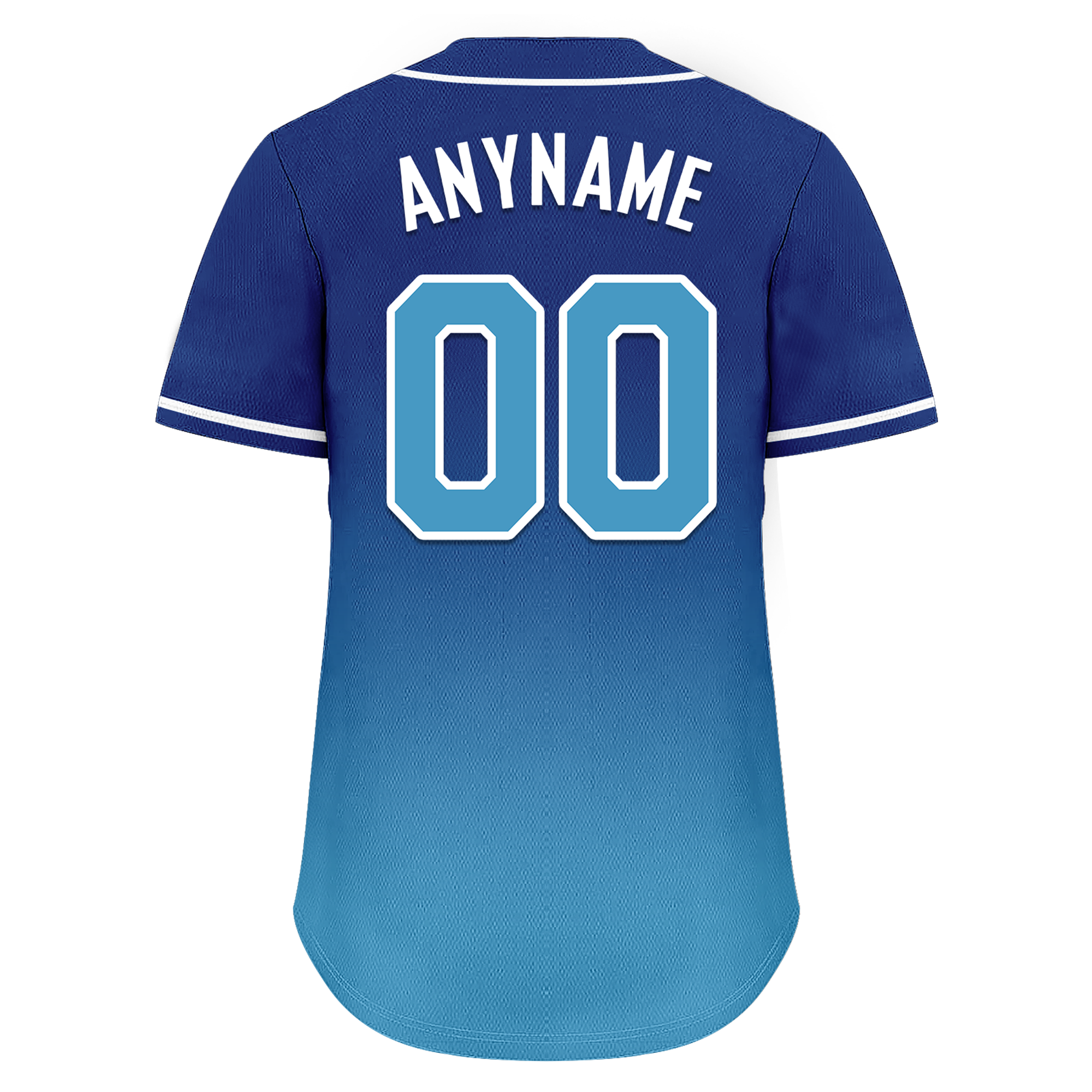 Custom Blue Fade Fashion Personalized Authentic Baseball Jersey BSBJ01-D0a70fd