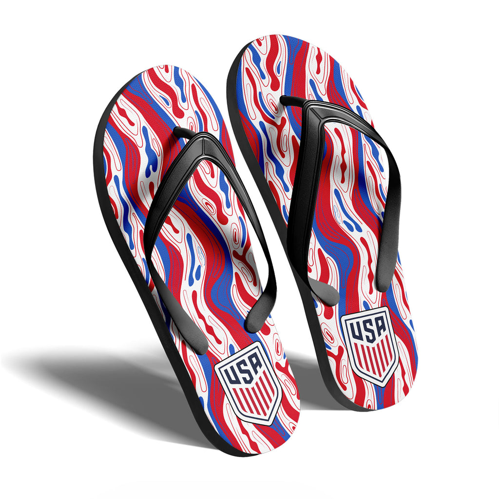 Custom United States 2026 World Cup Sneakers DIY Country Flag Running Shoes Lightweight Sport Shoes Gift for Football Fans Personalized Team Name and Logo FN058-F028041-15