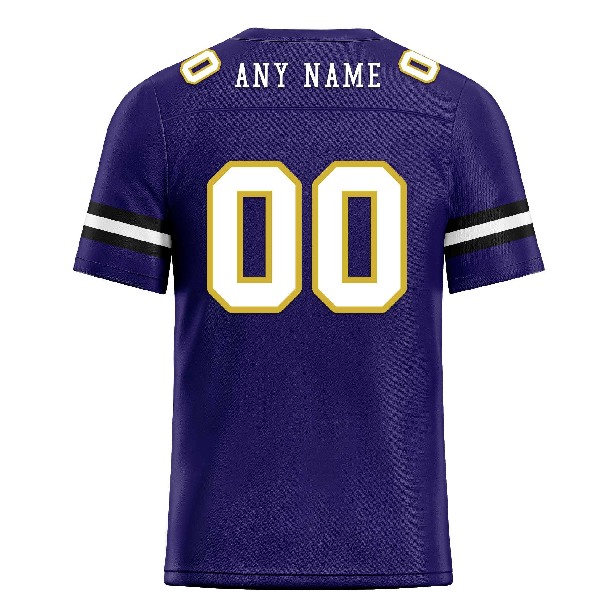 Custom Purple Classic Style Personalized Authentic Football Jersey FBJ02-bd0a70cb