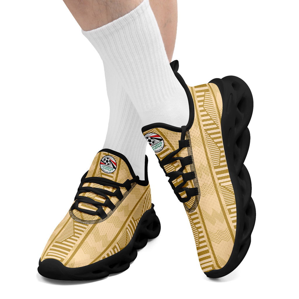 Custom Egypt 2026 World Cup Sneakers DIY Country Flag Running Shoes Lightweight Sport Shoes Gift for Football Fans Personalized Team Name and Logo FN003-F020041-2