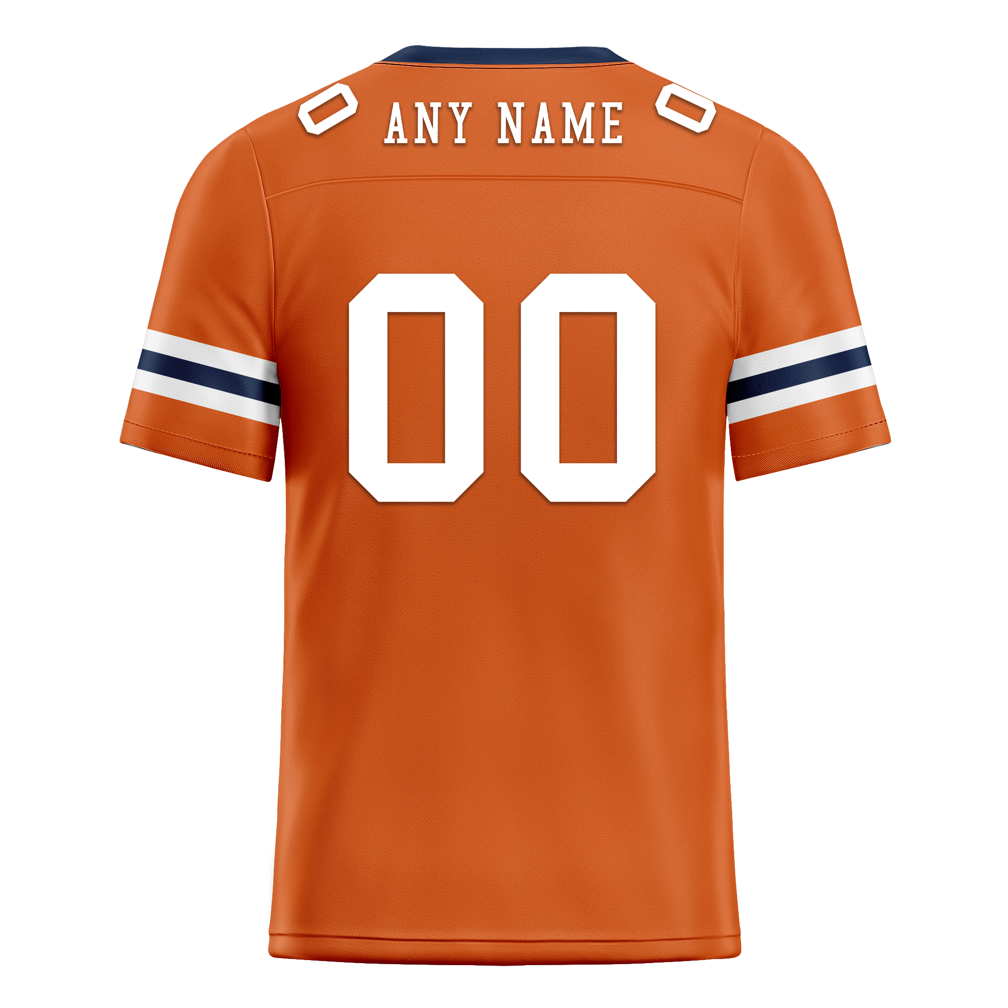 Custom Orange Classic Style Personalized Authentic Football Jersey FBJ02-bd0a70b8