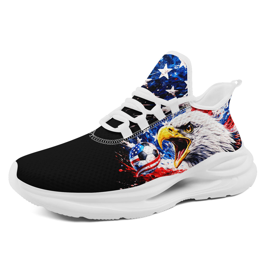 Custom United States 2026 World Cup Sneakers DIY Country Flag Running Shoes Lightweight Sport Shoes Gift for Football Fans Personalized Team Name and Logo FN079-F018033-3