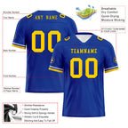 Custom Blue Los Angeles Personalized Authentic Football Jersey FBJ02-D020263-15
