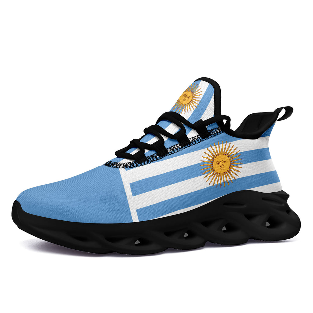 Custom 2026 World Cup Argentina Sneakers DIY Country Flag Running Shoes Lightweight Sport Shoes Gift for Football Fans Personalized Team Name and Logo FN027-F027044-2