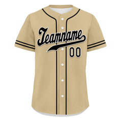 Custom Gold Classic Style Black Personalized Authentic Baseball Jersey UN002-bd0b00d8-a8